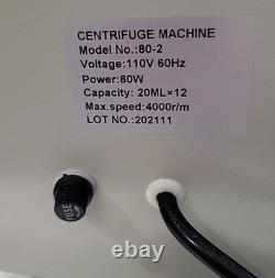 80-2 Electric Centrifuge Machine Lab Supplies Medical Equipment