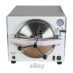 8L/18L 900W USA Medical Dental Autoclave Sterilizer Steam Lab Equipment Safe Use