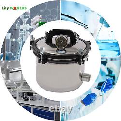 8L Autoclave Steam Sterilizer Dental Equipment Sterilization Medical Sterilizer