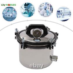 8L Autoclave Steam Sterilizer Dental Equipment Sterilization Medical Sterilizer