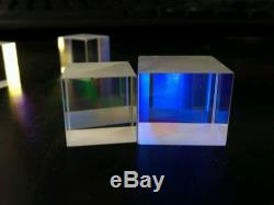 8pcs/lot Defective Cross Dichroic Prism RGB Combiner or Splitter X-cube prism
