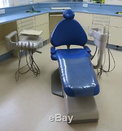 A-dec Cascade 1040 Dental Examination Chair 542 Side Delivery Unit Lamp Dentist