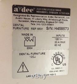 A-dec Preference 5531 SOLID SURFACE Side Cabinet with Sink Adec Dental Cabinetry