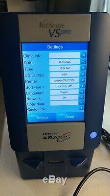 Abaxis VetScan VS Pro Hematology Medical Equipment Blood Analyzer Testing