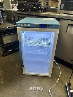 Accucold ARG3PV Pharma-Vac Medical +4c Refrigerator 3Cf 110v Glass Door TESTED