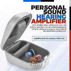 Advanced Digital Hearing Amplifier Discreet CIC In-Ear Mini Sound Enhancer Set