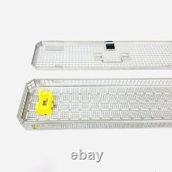 Aesculap JF435R Extra Long Mini Container Basket 20 X 5 1/4 X 1 3/4 Inch