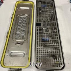 Aesculap JM021 Sterilization Case with JF435R Extra Long Mini Container Basket