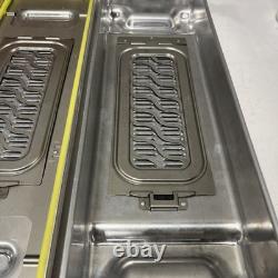 Aesculap JM021 Sterilization Case with JF435R Extra Long Mini Container Basket