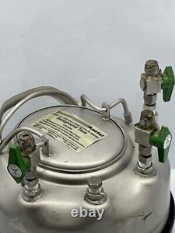 Alloy Products Stainless Steel 5 Liter Dispensing Pressure Vessel 130 Psi 69092
