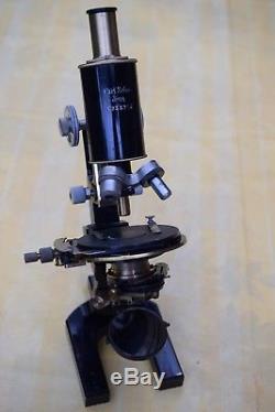 Altes großes massives Carl Zeiss Jena Mikroskop Nr. 33215 um 1900/1905