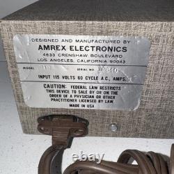 Amrex MS 312 Low Volt AC Muscle Stimulator Unit ONLY No Wires Included E1