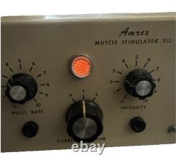 Amrex MS 312 Low Volt AC Muscle Stimulator Unit ONLY No Wires Included E1
