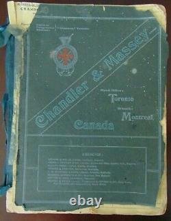 Antique 1901 Chandler Massey Hospital Medical Equipment Catalog Toronto Ontario