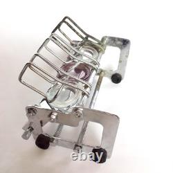 Antique Dental Medicament Stand Complete with Amber Bottles Cotton Dispenser