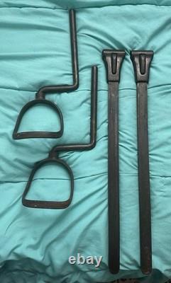 Antique Medical Exam Table Metal Stirrups Medical Equipment Medical Supplies