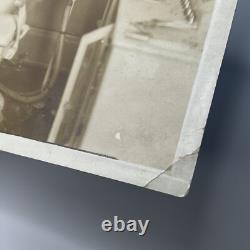 Antique Sepia Photograph Handsome Young Man Dentist Lots Of Equipment Medical