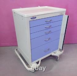 Armstrong A-Smart 5 DWR Emergency Code Crash Cart Medical Surgical Cabinet Stand