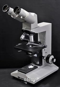 Aus Jena Laboval 4 Carl Zeiss Binocular Microscope with P10 x 18 Eyepieces