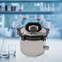 Autoclave Steam Sterilizer Dental Equipment Sterilization 8L Medical Sterilizer