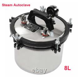 Autoclave Steam Sterilizer Dental Equipment Sterilization Medical Sterilizer 8L