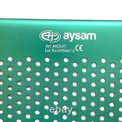 Aysam A450.07 Sterilization Case with REF AS590.03 Inner Tray Sold As Is