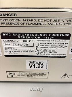 Baylis Medical RF-100-115 Puncture Generator