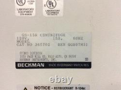 Beckman GS-15R Centrifuge, Medical, Healthcare, Laboratory Equipment, Lab