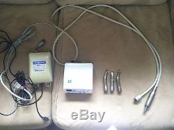 Brasseler NSK Ti-Max NL400U electric dental handpiece motor and 3 handpieces