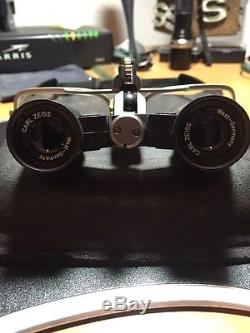 Carl Zeiss Eye Mag Pro 3.6 X 350 Mag. Surgical / Dental Loupe West Germany Ex