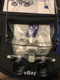 CARL ZEISS EyeMag Smart 2.5 x 450 mm Loupes Dental Medical Surgical withframe
