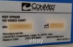 CONMED VP8500 HD VIDEO CART with ELO MONITOR