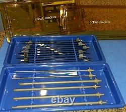 Cabot Medical Laparoscopic Tool Sets 2 Cases with 17 instruments