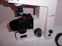 Carl Zeiss Axiolab Binocular Laboratory Microscope 903405 Working From Storage
