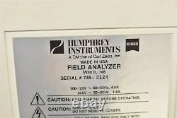 Carl Zeiss Humphrey 745 Visual Field Analyzer Medical Optometry Equipment 115V