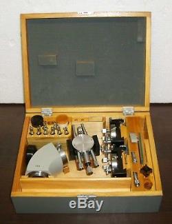 Carl Zeiss Jena Mikromanipulator Mikroskop set microscope micromanipulator box