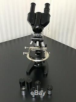 Carl Zeiss Mikroskop no. 32463 Black Guter Zustand