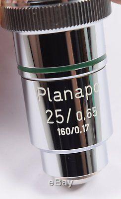 Carl Zeiss Planapo 25/0,65 160/0,17 Mikroskop Objektiv Top Zustand fast neuwerti