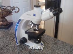Carl Zeiss Primo Star Microscope With Photo Port
