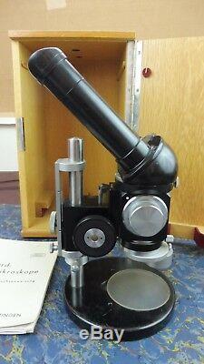 Carl Zeiss, Stereomikroskop, Mikroskop, Holzkasten, Gebrauchsanweisung, Nr. 247988