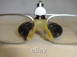 Carl Zeiss W Germany Surgical Loupe Binocular Eyeglasses Doctor Dentist Jeweler