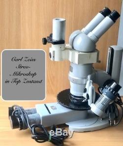 Carl Zeiss West Stereo mit Trinokular Mikroskop Top Zustand, bitte ansehen