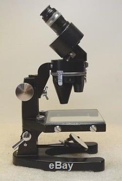 Cooke Troughton & Simms M6000 Series Stereo Microscope 1940s in timber case