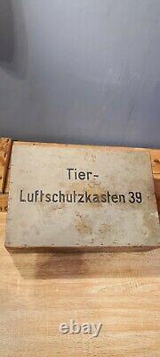 Crates medical tier-luftschutzkasten 39 ww2 1939/1945 german medical
