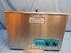 Crest 2600HT Powersonic Heated Ultrasonic Cleaner 7 Gallon Stainless TESTED