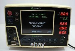 Criticare Scholar III 507 EL Patient Monitor Medical ECG Equipment