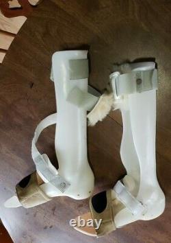 Custom AFO Foot Leg Plastic Drop Leg Braces Movie Prop medical equipment