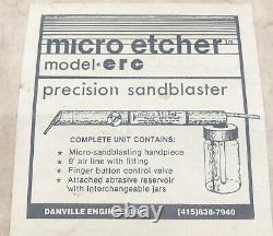 DANVILLE MICROETCHER ERC MICRO SANDBLASTER AIR ABRASION Dental/medical Lab Equip