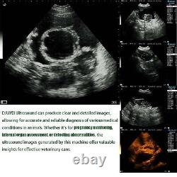 DAWEI Portable Veterinary Ultrasound Machine Handheld Scanner for Cow, Goat, Pig