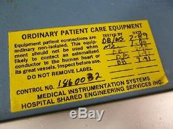 Datascope Corp. 860A PATIENT MONITOR cords medical hospital equipment portable